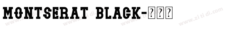 montserat black字体转换 montserat black字体转换